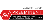 Av Preeminent Peer Rated for High Professional Achievements 2019 - Badge